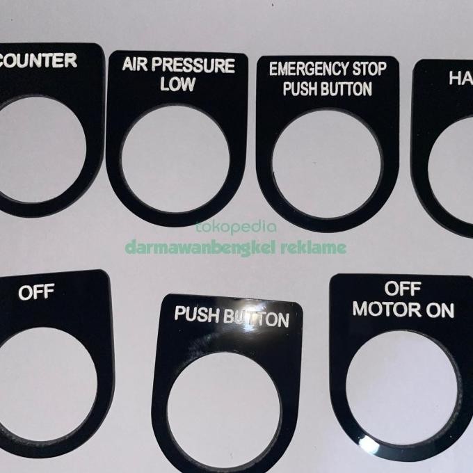 

new !!! Name Plate Gravir Acrylic murah