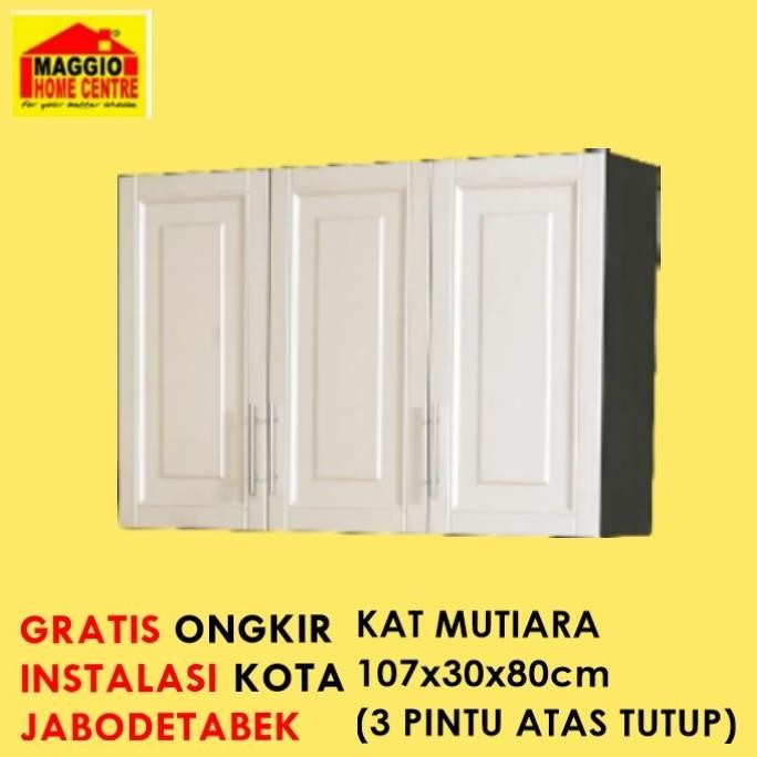 KITCHEN SET MINIMALIS - LEMARI PIRING SET - LEMARI PIRING - RAK PIRING - MUTIARA - OLYMPIC FURNITURE