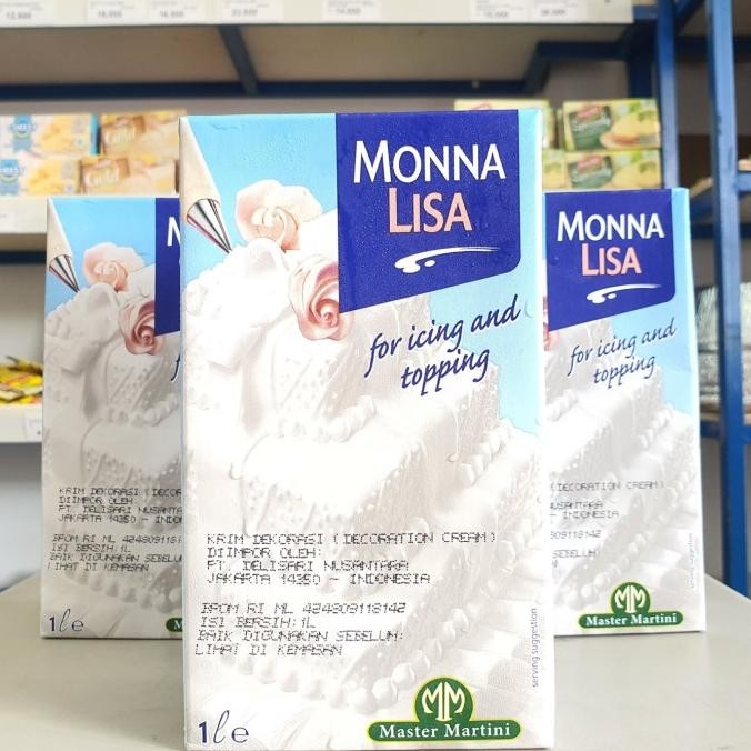 

Sale Monalisa Whipping Cream 1Liter / Monnalisa Whip Cream Cair 1Liter