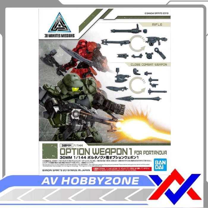 30Mm Option Weapon 1 For Portanova (1/144) Bandai