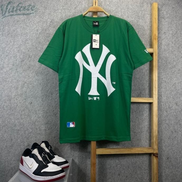 KAOS T-SHIRT TEE BAJU NEW ERA LOGO NY BIG PREMIUM AUTHENTIC FULL TAG