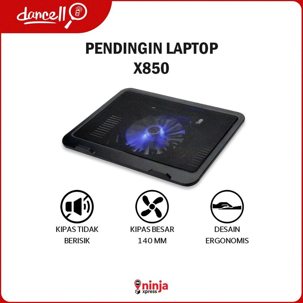 KIPAS LAPTOP COOLPAD NB X850 COOLING PAD PENDINGIN LAPTOP MURAH PENOPANG LAPTOP