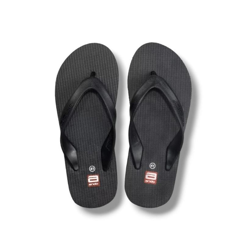 Best Ando Sandal Jepit Ando Sandal Jepit Pria Motif Hawaii Warna Hitam