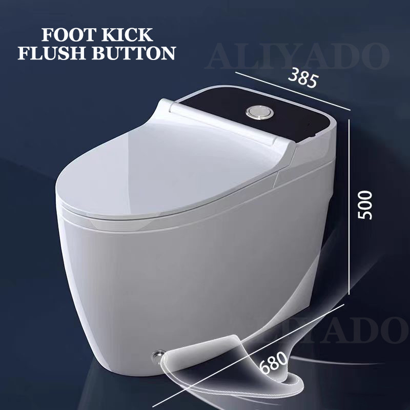 RB Tidak perlu listrik Aliyado Smart Toilet Kloset Duduk toilet Automatic Hygiene Bidet Wash Foot