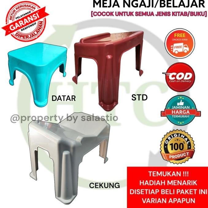 MEJA NGAJI PLASTIK WARNA RANDOM [HARGA GROSIR&BISA COD]