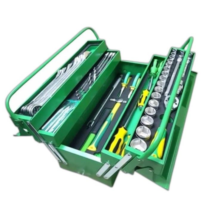 TEKIRO TOOL BOX SET 66PCS KOTAK MEKANIK ALAT PERKAKAS KUNCI SOCK SET