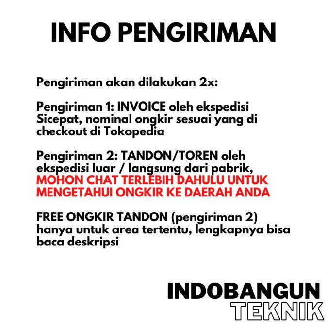Terlaris Toren Tangki Tandon Air Grand Titan 500 Liter Tedmond Kuat Tahan Lama Ready Stok