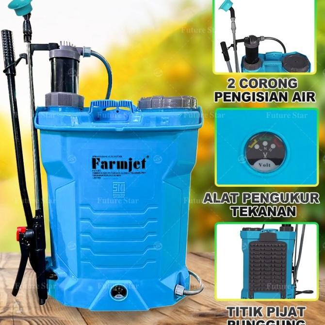 Sni Sprayer Elektrik Tangki 16 Liter Alat Semprot Tangki Semprotan Tanaman Hama Padi Otomatis Air Pr