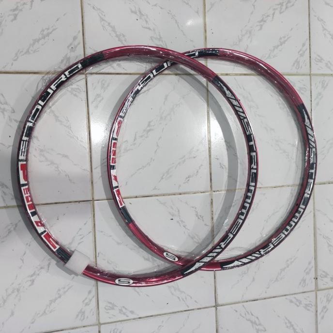 *:*:*:*:*] rims strummer enduro 27.5 lebar 3.3 mm merah velg sepeda