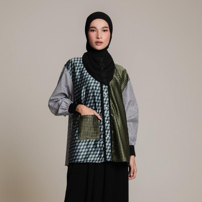 ZASKIA SUNGKAR X NASL BY NAGITA SLAVINA RUNA BLOUSE