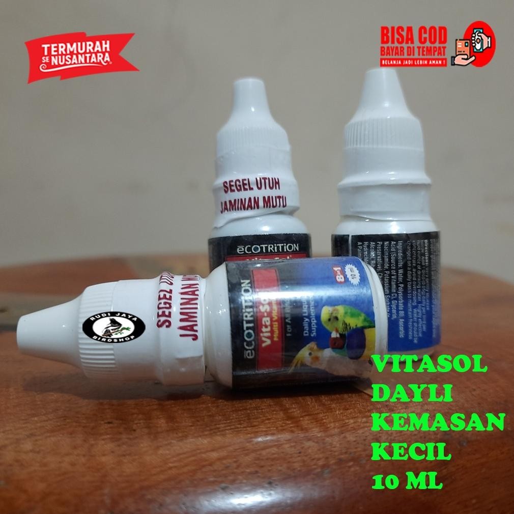 Rt-69 Vitasol Vita-Sol Vita Sol Daily Dayli 10 Ml Ecotrition Vitamin Doping Import Harian Penggacor 