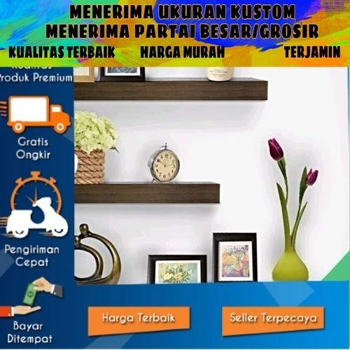 Papan ambalan rak dinding kayu 0021