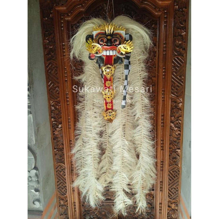 ------] Tapel Topeng Rangda Mebok Leak Bali Bali Lengkap Dengan Bulu Rambut Dan Lidah Murah