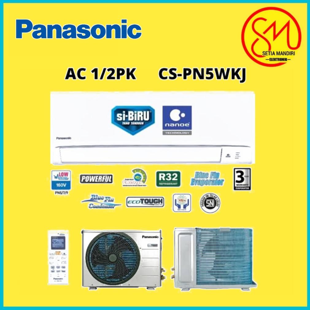 WAGI PANASONIC AC Standard Split 1/2 PK - CS/CU-PN5WKJ | PN5-WKJ