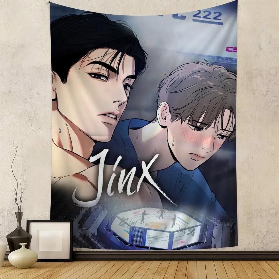 Comic Jinx Cartoon Tapestry Home Decoration Hippie Bohemian Decoration Divination Home Decor