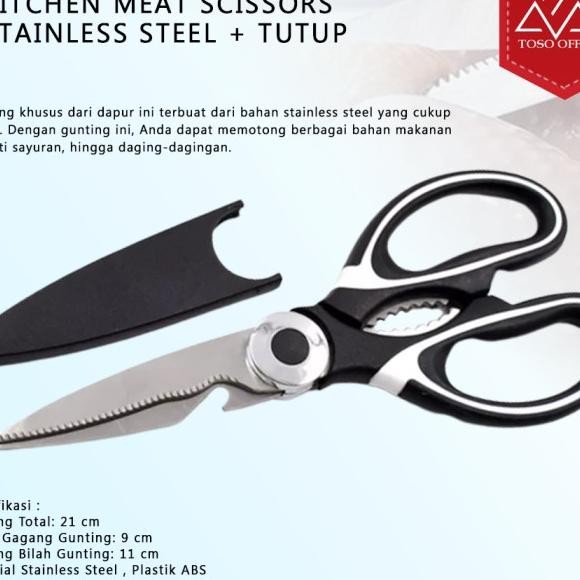 Gunting Daging Gunting Dapur Itchen Meat Cior Tainle Tutup