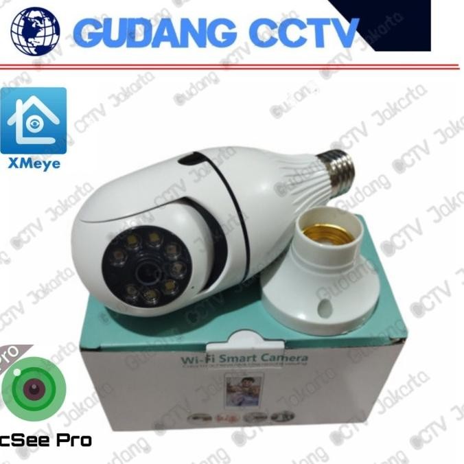 TERSEDIA Camera CCTV IP Bohlam PTZ Speed Dome ICSEE PRO / XMEYE Full HD 1080P