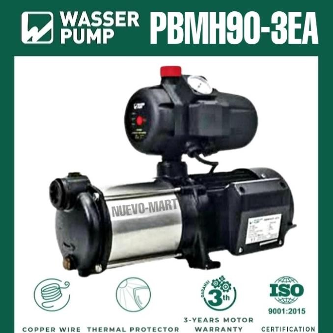 BEBAS ONGKIR - WASSER Pompa Dorong Multistage PBMH 90 3EA / Pompa Booster PBMH90-3EA