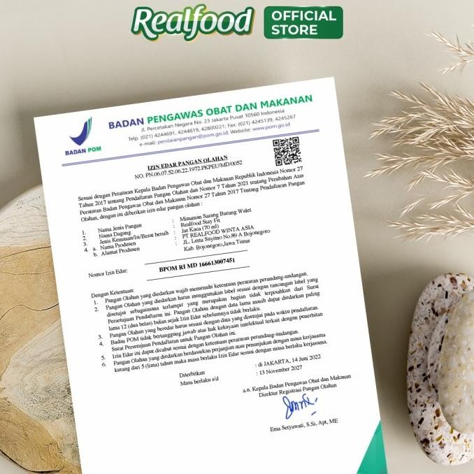 

Realfood Trial Stay Fit Sarang Burung Walet Original Dan Terlaris