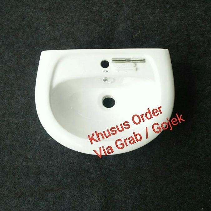 Wastafel Cuci Tangan Keramik Gantung