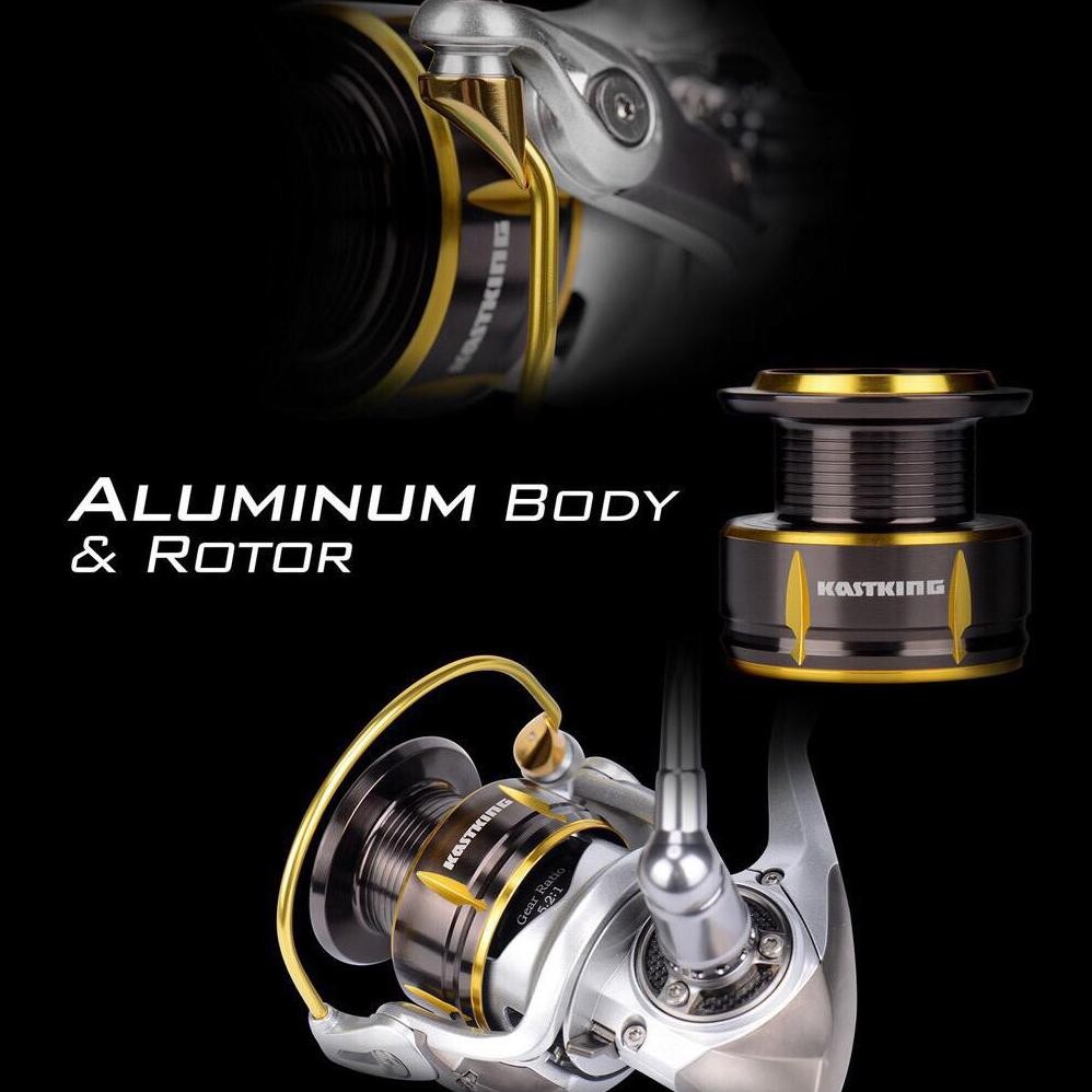 Reel Kastking Kodiak Metal Alloy Full Body Penggulung Senar Pancing