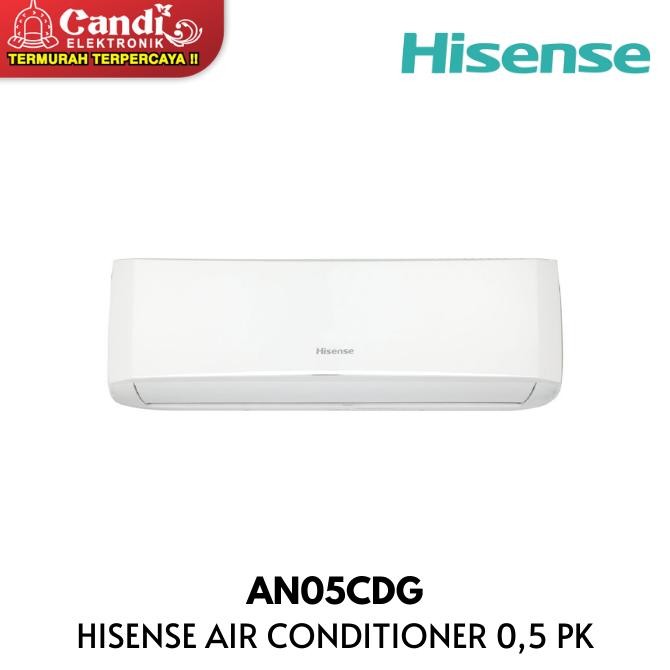 WAGI AC SPLIT HISENSE AN05CDG 0,5 PK STANDART AN-05CDG AN 05CDG AIR CONDITIONER