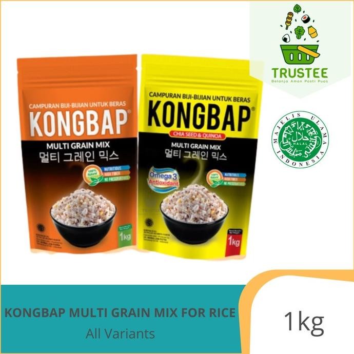 

Bisa COD GV23 Kongbap Multigrain Mix | Beras Sehat Korea Halal Original Chiaseed 1kg Sale Hemat