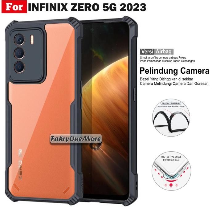 Casing Hp Infinix Zero 5G 2023 Hard Case Anti Licin Transparant