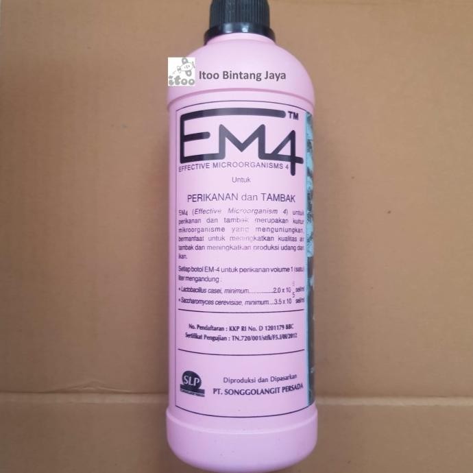 

Terlaris Pupuk Organik Em4 Perikanan 1 Liter Untuk Tambak