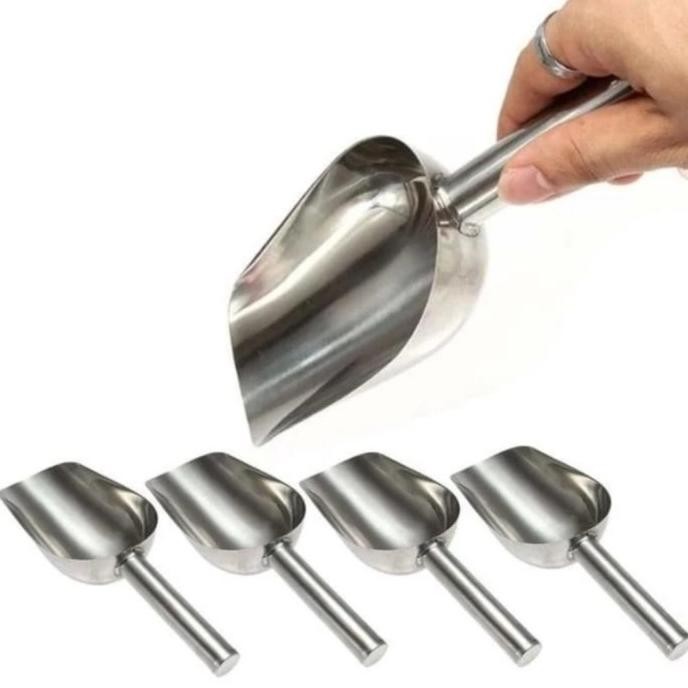 

Terlaris Skop Es Batu Sekop Tepung Beras Gula Biji Kopi Stainless Serbaguna