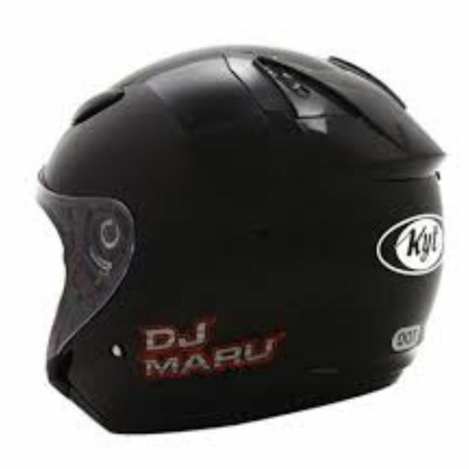KYT DJMARU DJ Maru XXXL MATT BLACK DOFF HITAM DOP BIG SIZE HELM BESAR