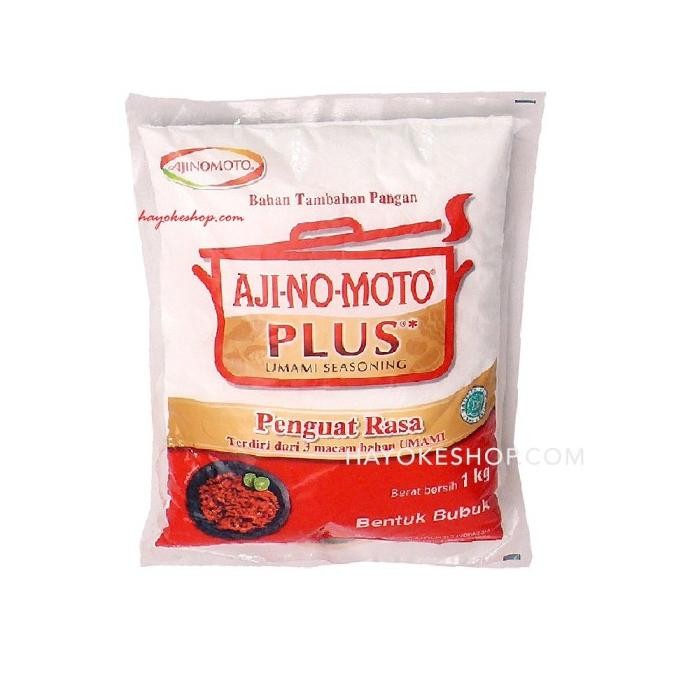 

Terbaru AJINOMOTO PLUS 1kg / 1 kg Penyedap Rasa