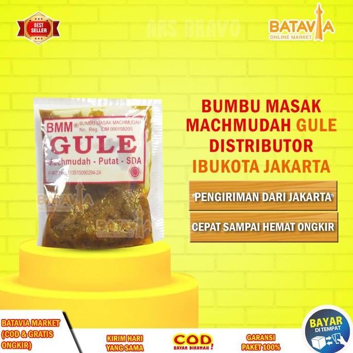 

BMM bumbu masak machmudah 50gr Instant - GULE
