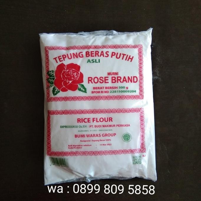 

Terlaris Tepung Beras Rose Brand 500Gr
