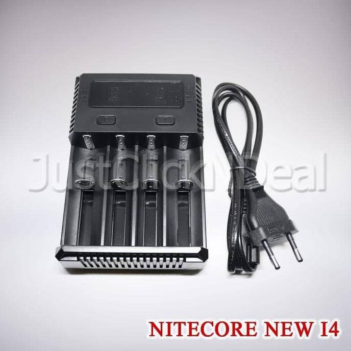 ready Authentic Nitecore New I4 Charger Baterai Vape 18650 26650 LG HG2 AWT