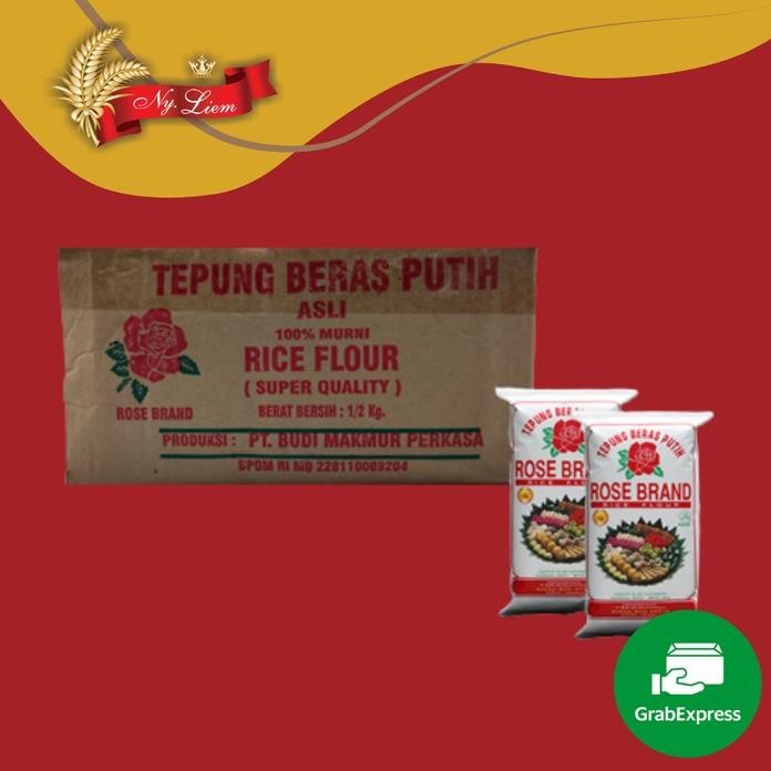 

Terlaris Rose Brand Tepung Beras Putih 20 X 500 Gram