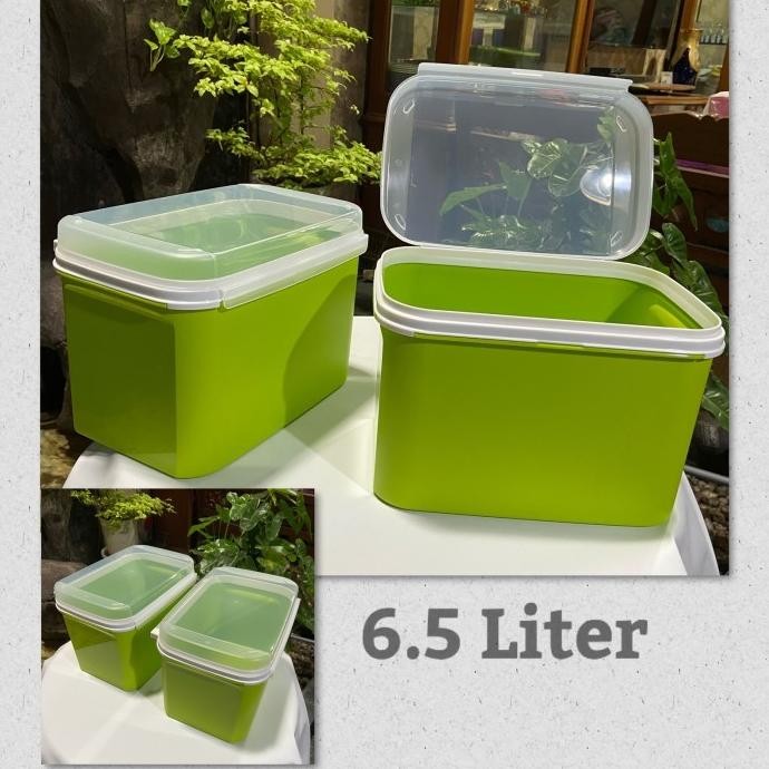 

Terlaris Tupperware Signature Line 5.5 Liter Tempat Beras, Tepung