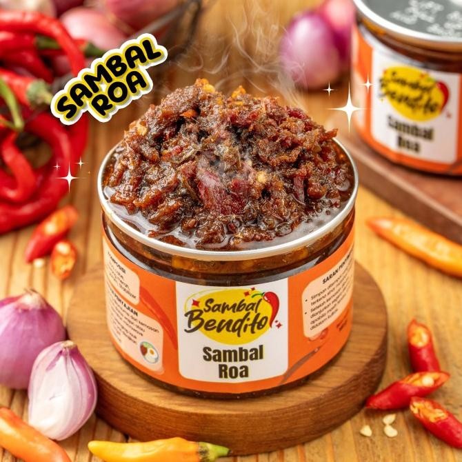 

SAMBAL BENDITO - SAMBAL ROA / Sambel Asli Manado dijamin tidak amis dan best seller
