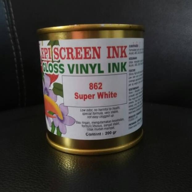 

new !!! Epi screen 862 Super White cat sablon basis minyak murah