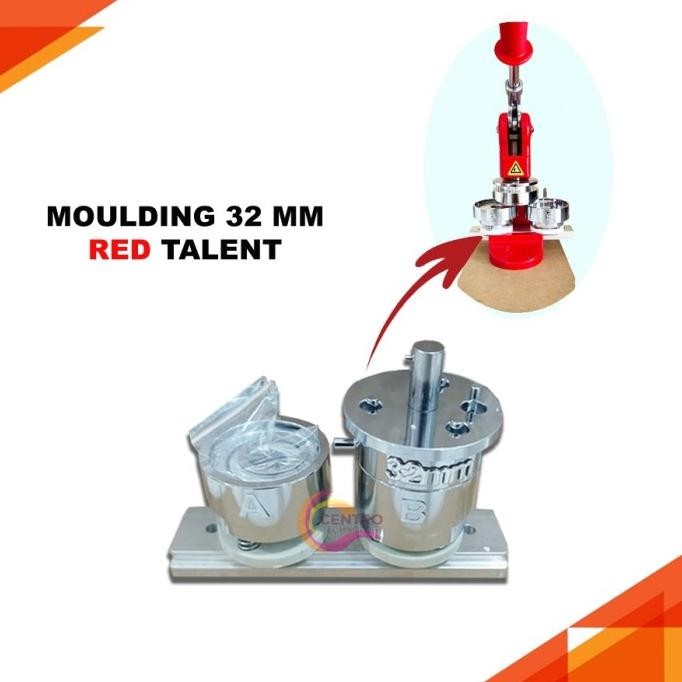 

new !!! Moulding Press Pin RED TALENT | Ukuran 32/44/58/75 mm & 45mm (2 Sisi) murah