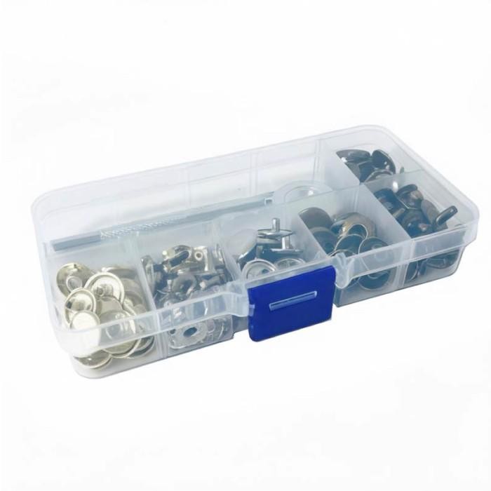 40Set Snap Button Kancing Jepret Pengencang Snap+ Alat Kancing Snap