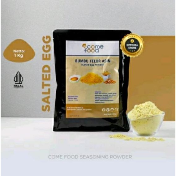

Terbaru Come Food Salted Egg Powder / Bubuk bumbu tabur Telur Asin / 1 kg
