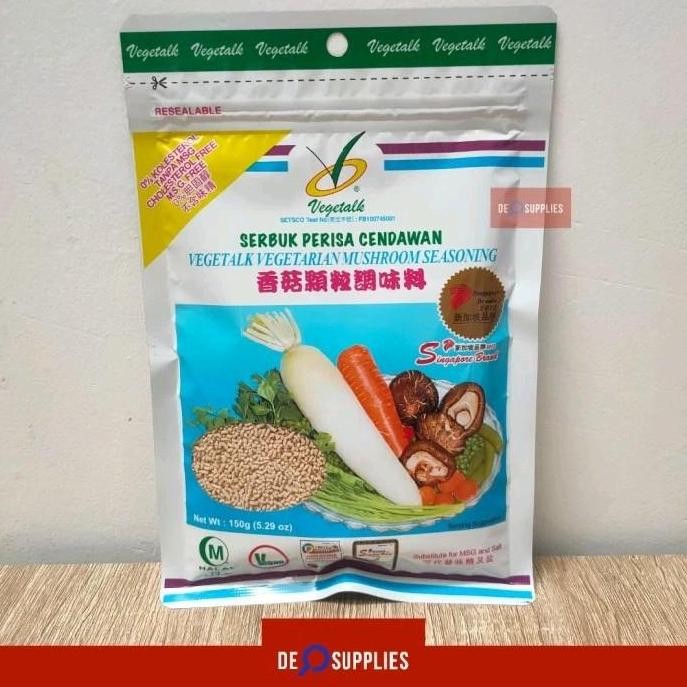 

Terbaru Vegetalk Mushroom Seasoning 150gr - Kaldu Jamur Vegetarian MSG Free