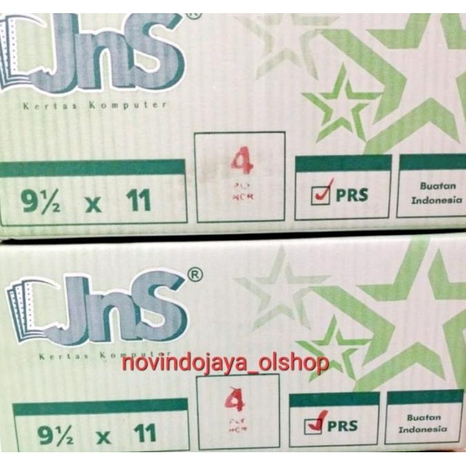 

NEW CONTINUOUS FORM JNS 4 PLY 9,5 X 11 INCH TERMURAH