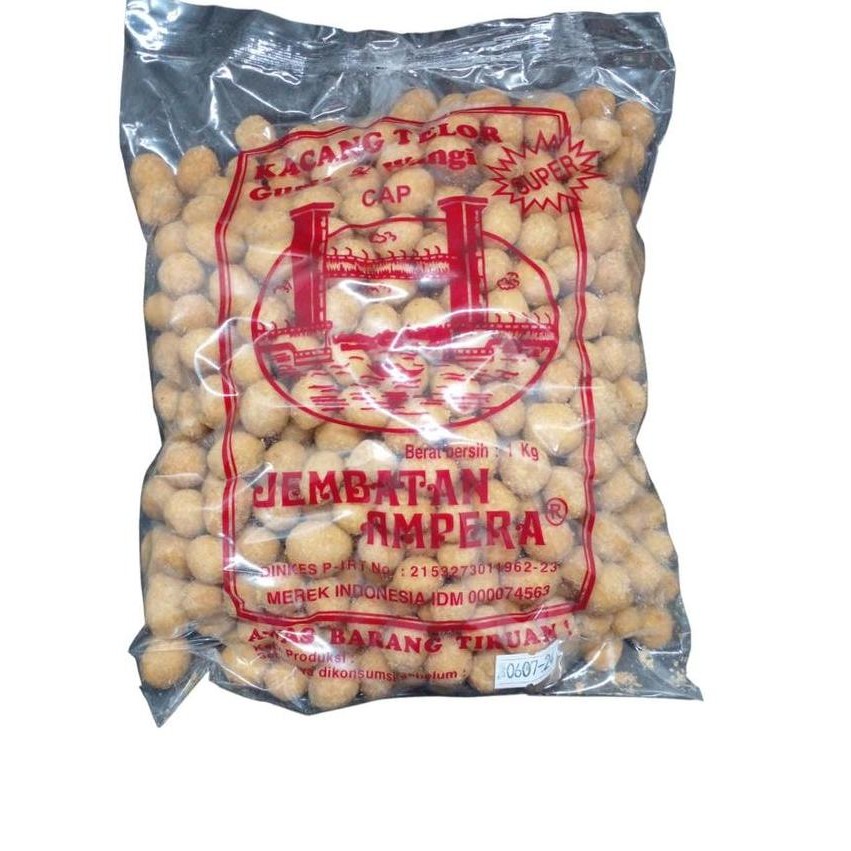 

Terlaris Kacang Telor Cap Jembatan Ampera 1Kg