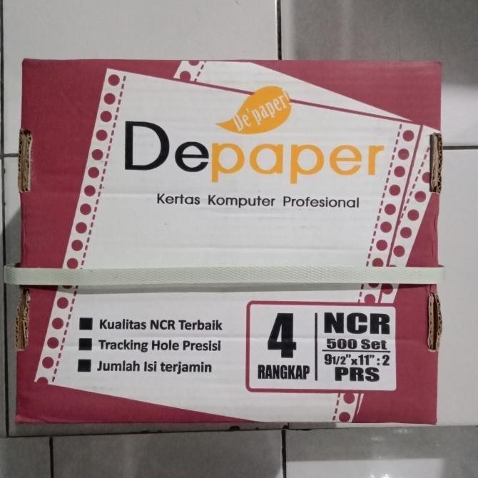 

TERMURAH - Kertas continuous Form Depaper 4PLY PRS 4 PLY 9.5 x 11 inchi