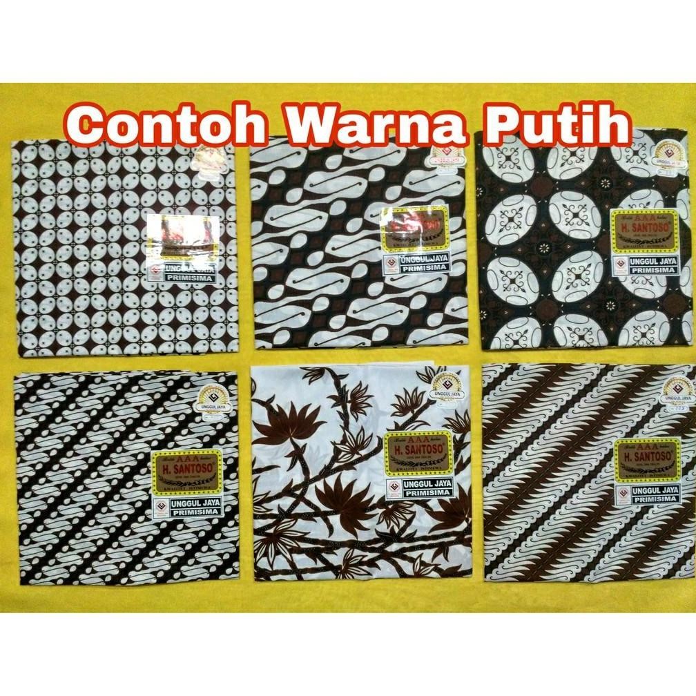 Part 1 Kain Batik H Santoso Aaa Unggul Jaya | Jarik Batik Sogan Gading Mas Hitam Tolet Stock