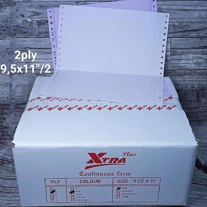 

TERMURAH - kertas komputer 2ply 9,5 x 11 /2 NCR cipta