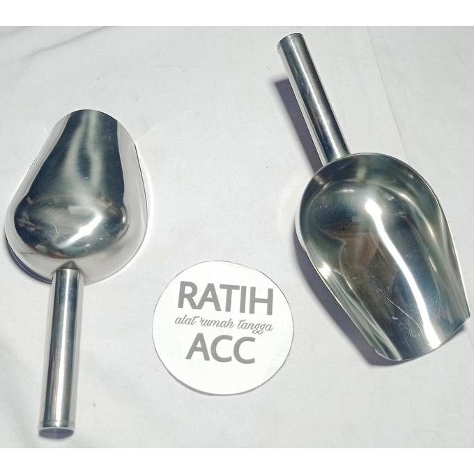 

Terlaris Sendok Sekop Serokan Stainless Es Batu Tepung Biji Kopi Skop Bijian Serok Bubuk Beras Kitchenware