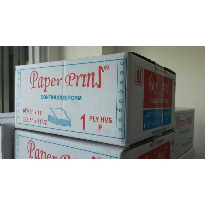 

Continuous Form Paper Prins 9.5"x11" - 1 ply